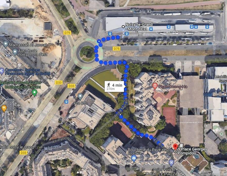 Appartement Bien Situe Noisy-le-Grand Bagian luar foto